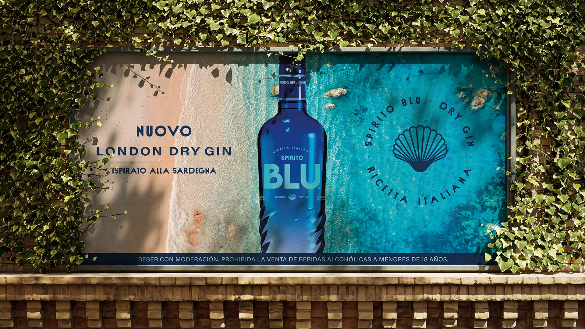Spirito Blu en vía pública: Nuovo London Dry Gin ispirato alla Sardegna