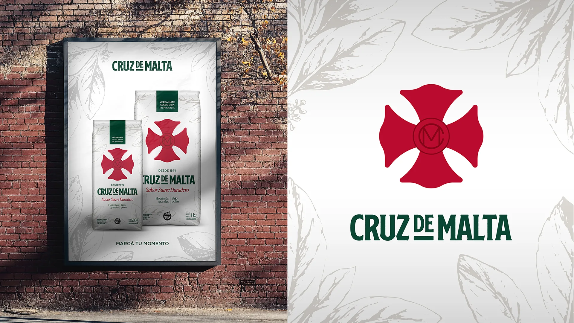 Cruz de Malta en vía pública: «Marcá tu momento»