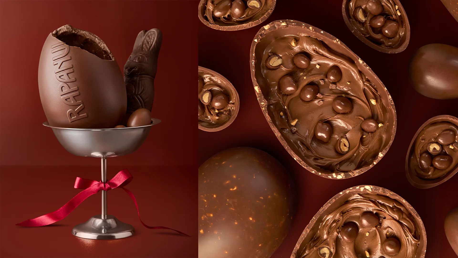 Campaña de Pascuas de Rapanuí: huevos de chocolate rellenos